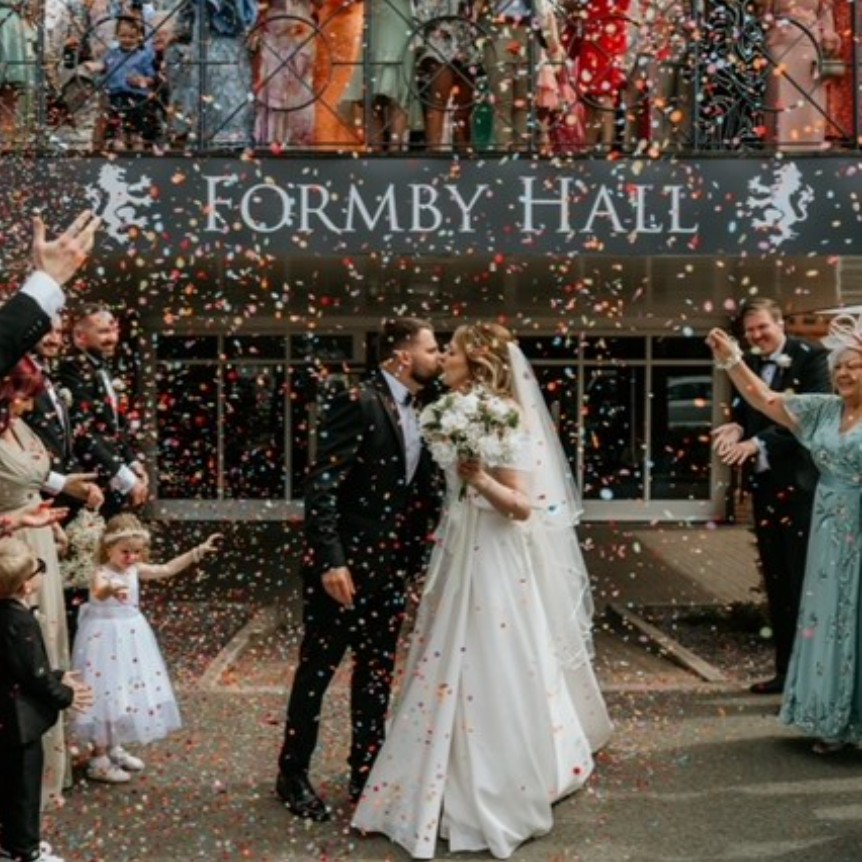 Formby Hall wedding
